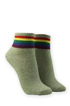 Forever21 Rainbow Crew Socks