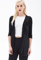 Forever21 Open-front Combo Cardigan