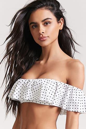 Forever21 Polka Dot Bikini Top