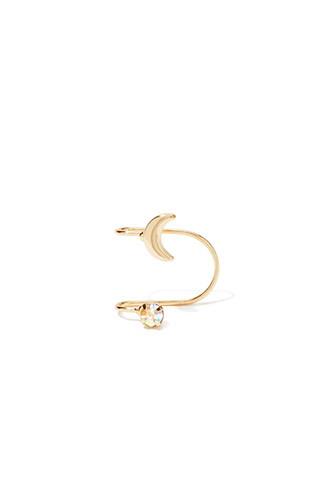 Forever21 Crescent Faux Gem Ear Cuff