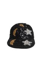 Forever21 Moon & Star Sequin Cabby Hat