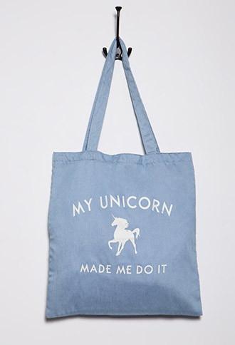 Forever21 Unicorn Shopper Tote