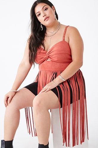 Forever21 Plus Size Fringe Top