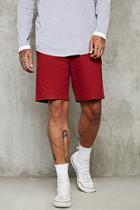 21 Men Men's  Rust Cotton-blend Chino Shorts