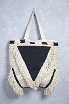 Forever21 Fringed Crochet Bag