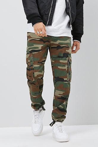 Forever21 Camo Cargo Jogger Jeans