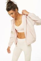 Forever21 Active Metallic Striped Jacket