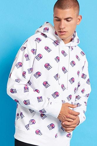 Forever21 Taco Bell Print Hoodie