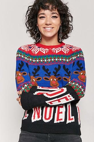 Forever21 Noel Graphic Sweater