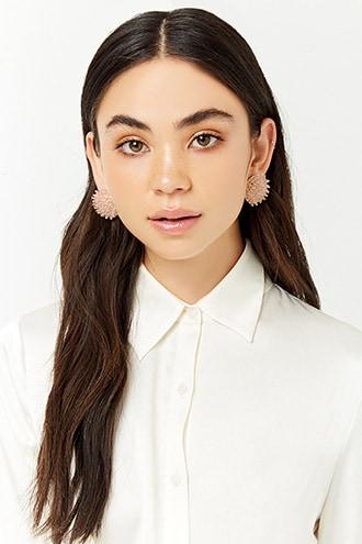 Forever21 Shimmery Beaded Stud Earrings
