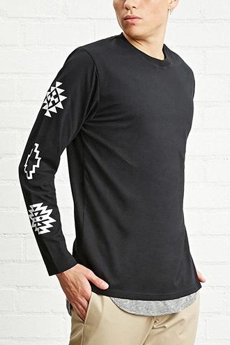 21 Men Men's  Geo-sleeve Tee