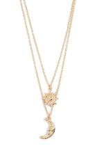 Forever21 Sun & Moon Pendant Necklace