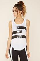 Forever21 Women's  Active In My Zone Graphic Tank