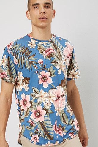 Forever21 Where Everyone Is A Visionary Tropical Graphic Tee