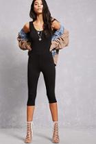Forever21 Cropped Tank Jumpsuit
