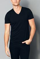 21 Men Slim Fit V-neck Tee