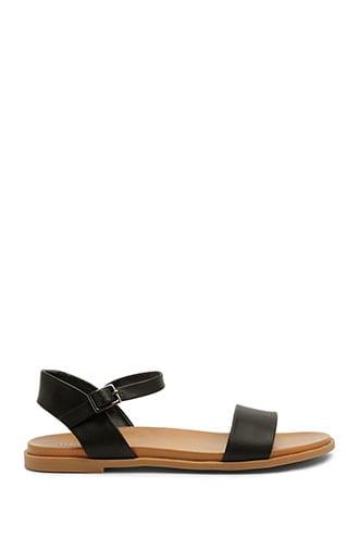 Forever21 Faux Leather Strap Sandals