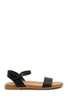 Forever21 Faux Leather Strap Sandals