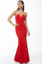 Forever21 Strapless Mermaid Gown