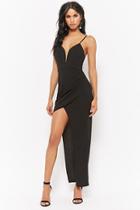 Forever21 Plunging High-low Prom Dress