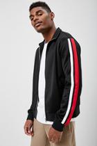 Forever21 Striped-trim Athletic Jacket