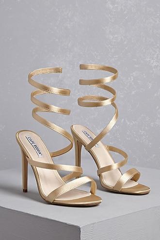 Forever21 Satin Spiral Heels