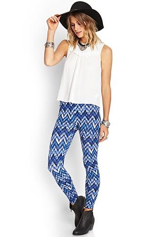 Forever21 Ikat Print Leggings