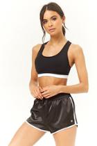 Forever21 Active Contrast-trim Shorts