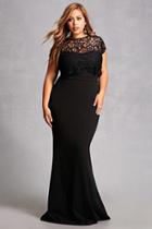 Forever21 Plus Size Lace Combo Dress