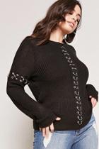 Forever21 Plus Size Pierced Grommet Sweater