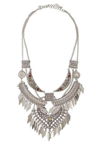 Forever21 Tiered Ornate Necklace