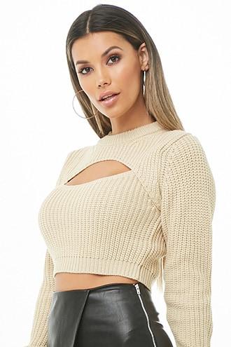 Forever21 Cutout Knit Sweater