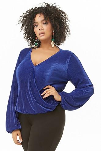 Forever21 Plus Size Accordion Pleat Top