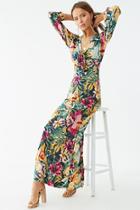 Forever21 Knotted Floral Maxi Dress