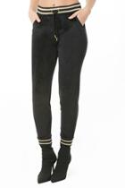 Forever21 Metallic Trim Joggers