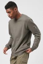 Forever21 Zip Pocket Sweatshirt