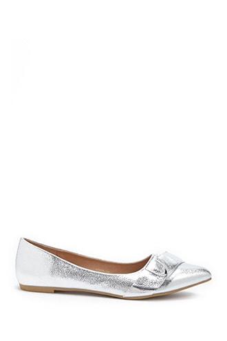 Forever21 Yoki Metallic Flats