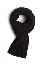 Forever21 Men Cable Knit Distressed Scarf