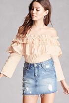 Forever21 Ruffle Off-the-shoulder Top