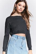 Forever21 Cropped Marled Sweater