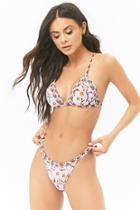 Forever21 Floral High-leg Bikini Bottoms