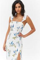Forever21 Floral Button-front Maxi Dress