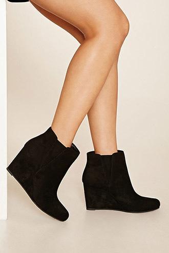 Forever21 Faux Suede Wedges