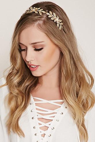 Forever21 Floral Faux Pearl Headband