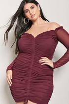 Forever21 Plus Size Ruched Bodycon Dress