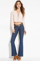 Forever21 Low-rise Flared Jeans