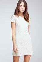 Forever21 Bejeweled Floral Lace Sheath Dress