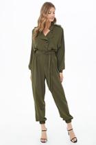 Forever21 Double-breasted Jumpsuit