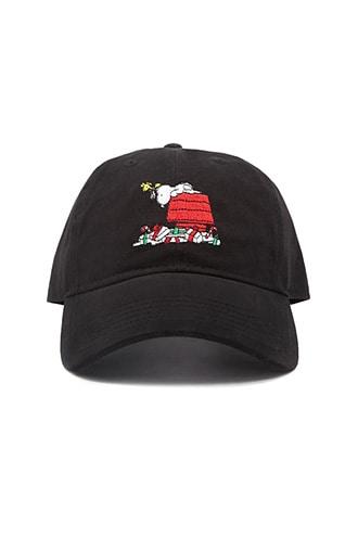 Forever21 Peanuts Christmas Dad Cap