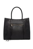 Forever21 Structured Zip-pocket Faux Leather Tote